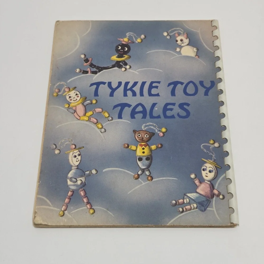 TYKIE TOY TALES no. 208 Virginia & Don Saunders 1946 Collector Vtg Book